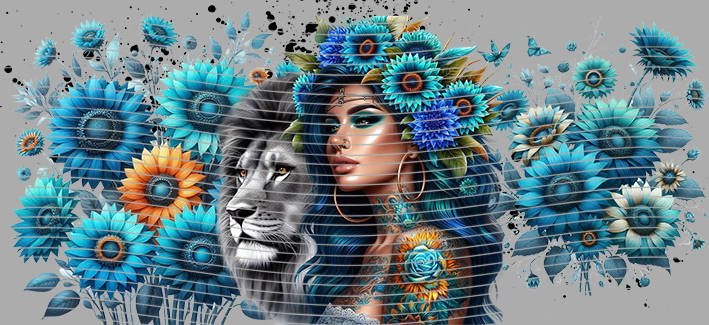 16oz Sunflower Girl-SU-555